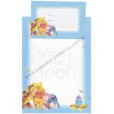 Conjunto de Papel de Carta Antigo VINTAGE Disney F1 - POOH (AZ)