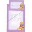 Conjunto de Papel de Carta Antigo VINTAGE Disney - POOH (Roxo)