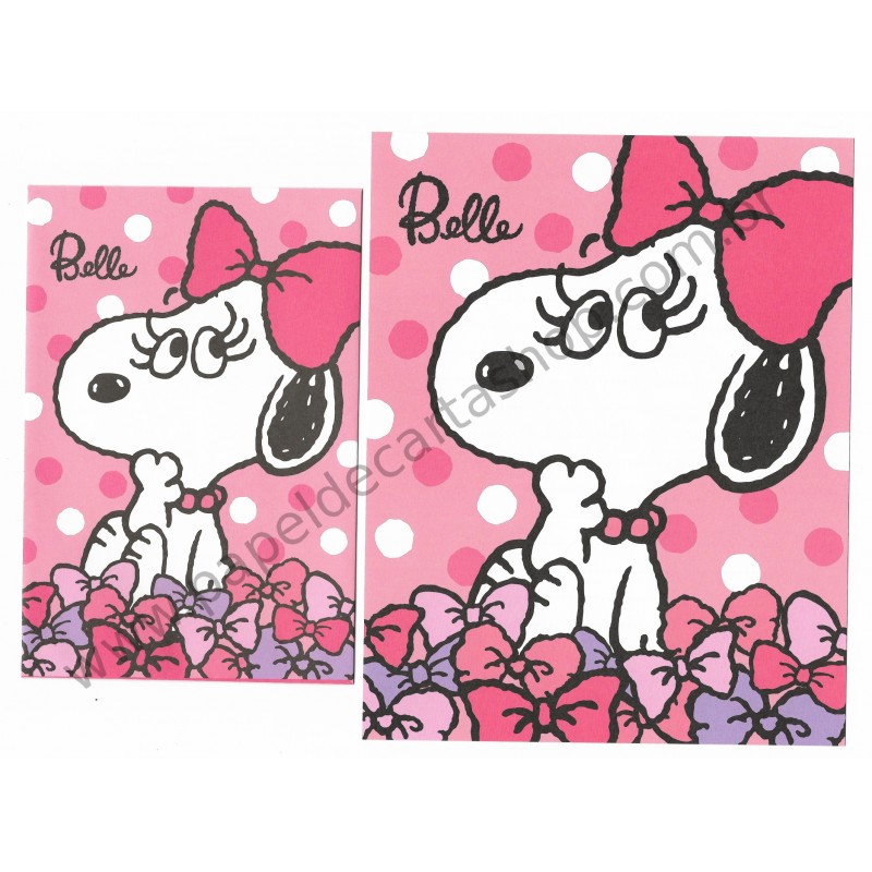 Conjunto de Papel de Carta Peanuts with Belle - Peanuts