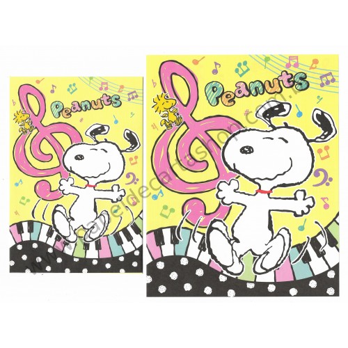 Conjunto de Papel de Carta Snoopy with Music - Peanuts