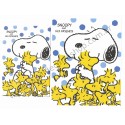 Conjunto de Papel de Carta Snoopy and His Friends BAZ - Peanuts