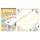 Kit 4 Conjuntos de Papéis de Carta Peanuts Co Jp with Music (YW)