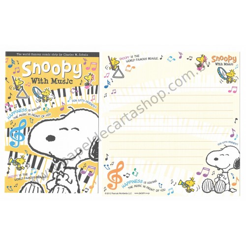 Kit 4 Conjuntos de Papéis de Carta Peanuts Co Jp with Music (YW)