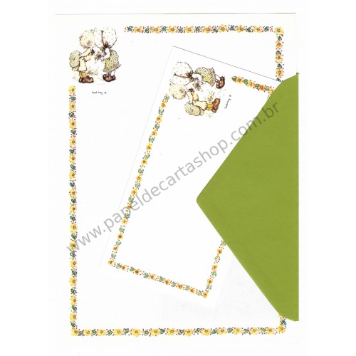 Conjunto de Papel de Carta Importado Sarah Kay 01