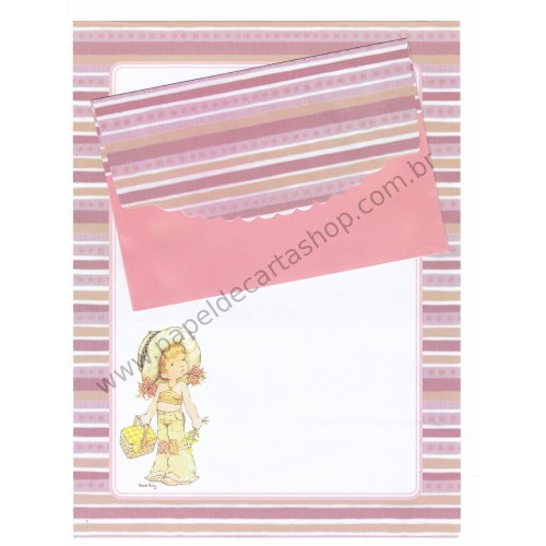 Conjunto de Papel de Carta Importado Sarah Kay 05