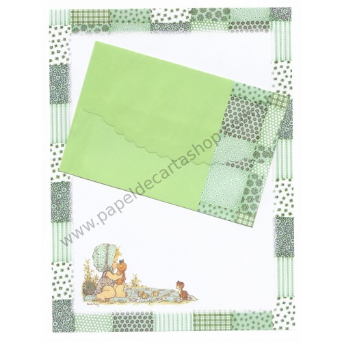 Conjunto de Papel de Carta Importado Sarah Kay 06