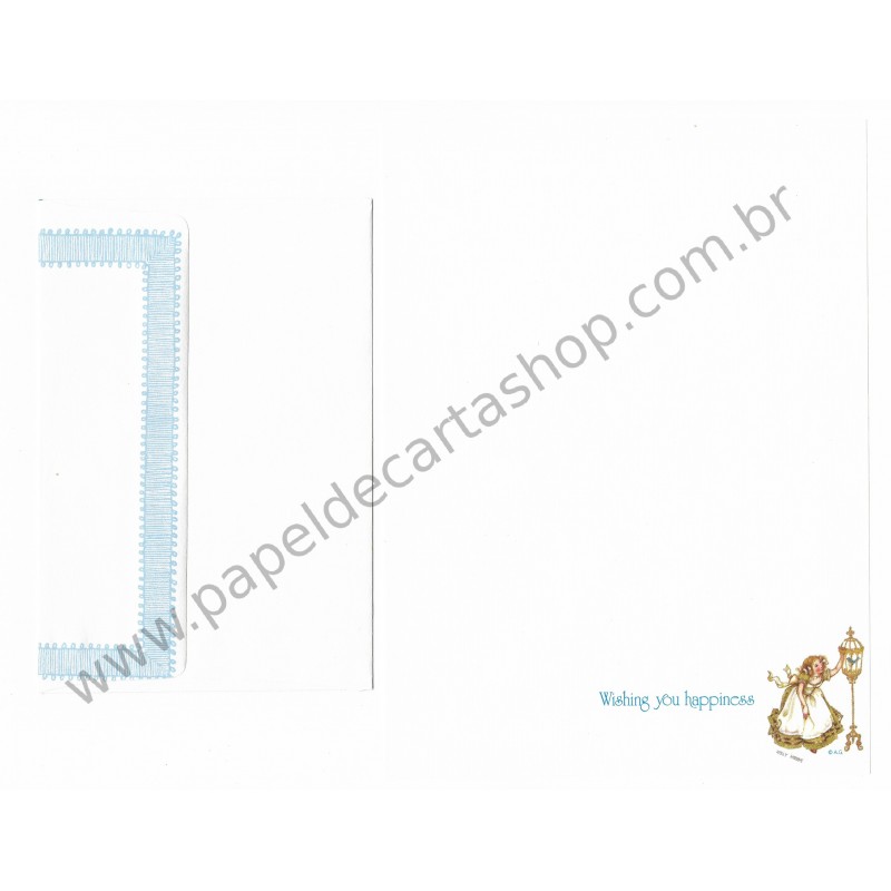 Conjunto de Papel de Carta Antigo Importado Holly Hobbie M14