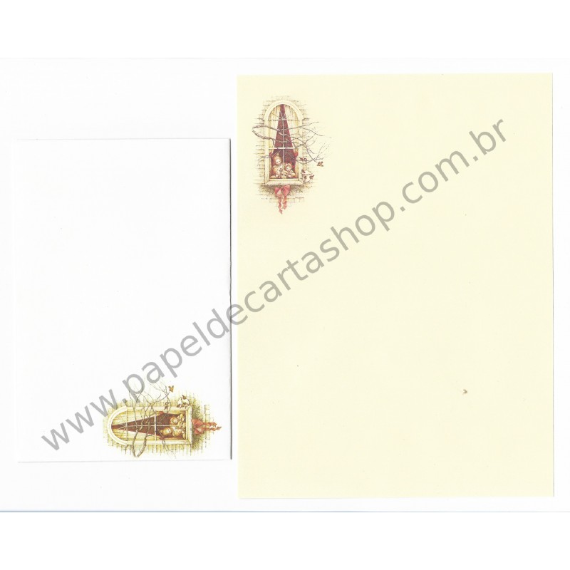 Conjunto de Papel de Carta Antigo Importado Holly Hobbie M01