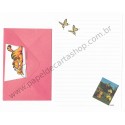 Conjunto de Papel de Carta Garfield & Butterflies - Paws