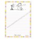 Papel de Carta Avulso Garfield Fan Notes - Paws