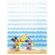 Papel de Carta Antigo Disney Mickey & Minnie Surf - Best Cards