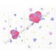 Ano 1989. Conjunto de Papel de Carta Heart Fashion Folio BR Antigo (Vintage) Sanrio