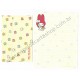 Ano 1997. Conjunto de Papel de Carta My Melody AM Antigo (Vintage) Sanrio