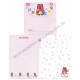 Ano 1998. Conjunto de Papel de Carta Pequeno My Melody Dupla RSB Antigo (Vintage) Sanrio