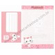 Ano 1998. Conjunto de Papel de Carta 100 Catsworld Vintage Sanrio Nijihan