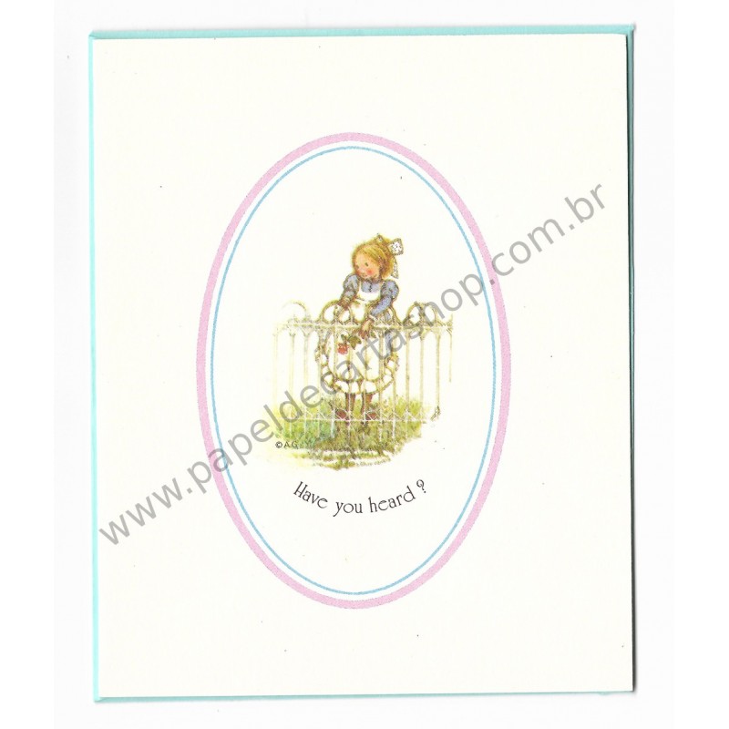 Cartão ANTIGO HOLLY HOBBIE P11