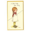 Notecard Antigo Holly Hobbie A Little Hello from Mary - American Greetings