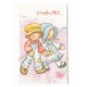 Notecard Holly Hobbie I'd walk a Mile... - American Greetings