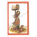 Notecard Antigo Holly Hobbie LA 9 - Carlton Cards