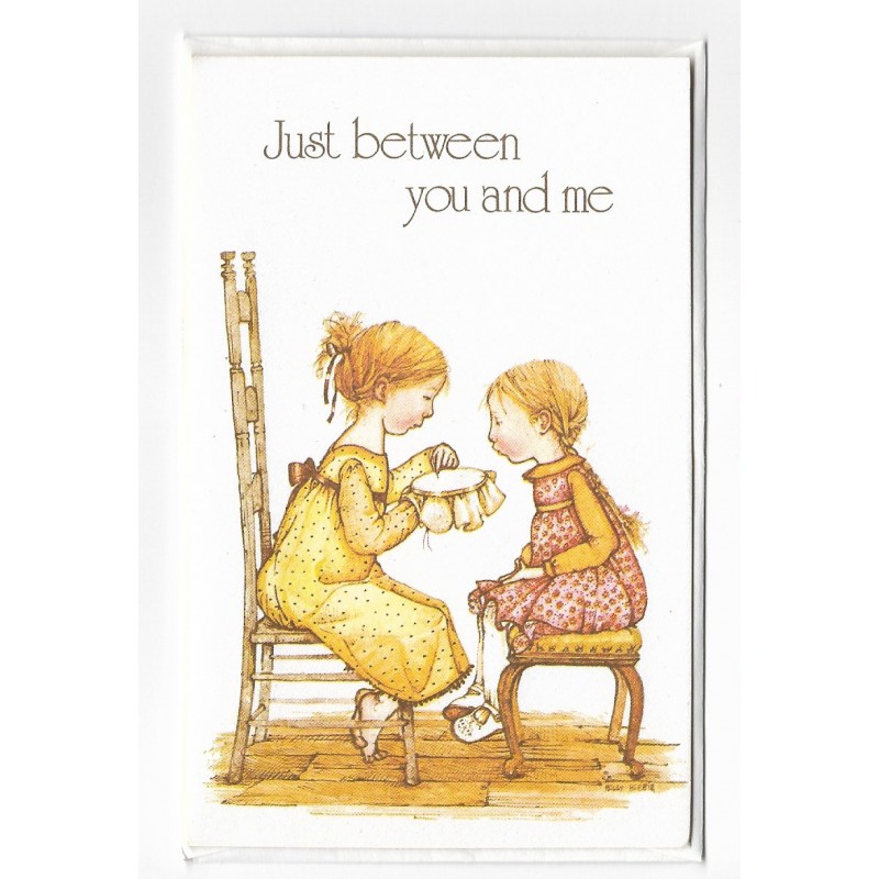 Notecard Antigo Holly Hobbie Just Between You and Me - American Greetings