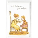 Notecard Antigo Holly Hobbie Just Between You and Me - American Greetings