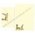 Conjunto de Papel de Carta Antigo Importado Holly Hobbie M44