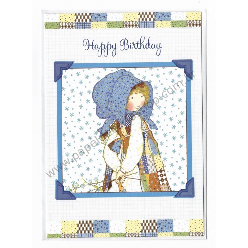 Cartão Importado HOLLY HOBBIE Happy Birthday G7 - Robert Frederick Limited