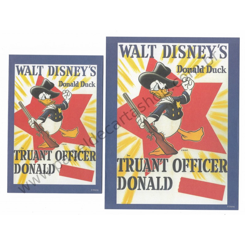 Conjunto de Papel de Carta Disney Donald Duck Truant Officer Donald