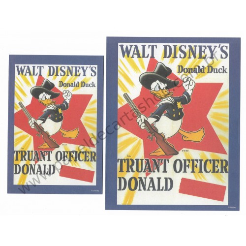 Conjunto de Papel de Carta Disney Donald Duck Truant Officer Donald