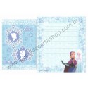 Conjunto de Papel de Carta Disney Frozen - Elsa & Anna (LB)