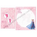 Conjunto de Papel de Carta Disney Frozen - Elsa & Anna (RS)