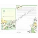 Conjunto de Papel de Carta Importado Disney Tinker Bell (VD1)