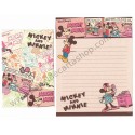Conjunto de Papel de Carta Disney Mickey & Minnie Ring Color