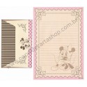 Conjunto de Papel de Carta Vintage Mickey & Minnie (CRS)