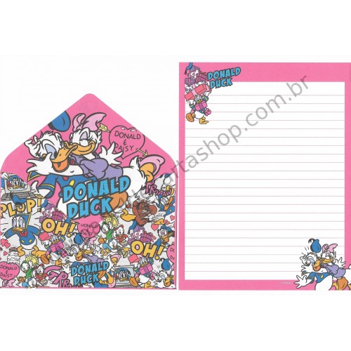 Conjunto de Papel de Carta Donald & Daisy (CRS)