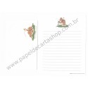 Conjunto de Papel de Carta Disney Winnie The Pooh Works Branco