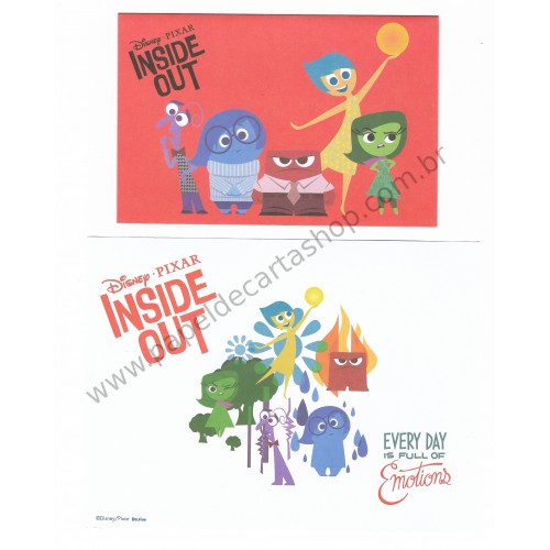 Conjuntos de Papéis de Carta Disney/Pixar Inside Out (Divertidamente)