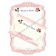 Conjunto de Papel de Carta Antigo Vintage Disney Mickey & Minnie 