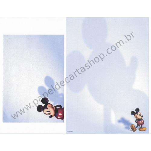 Conjunto de Papel de Carta Disney Mickey & Donald Dupla AZ