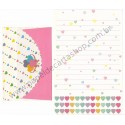 Conjunto de Papel de Carta Antigo Heart Line (BR)