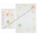 Conjunto de Papel de Carta Antigo Little Twin Stars (AZ) - Soft Paper