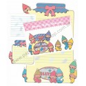 Conjunto de Papel de Carta Antigo Seven Silly Dwarfs