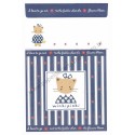 Ano 1994. Conjunto de Papel de Carta Winkipinki Stripes Sanrio