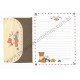 Ano 1995. Conjunto de Papel de Carta Mr Bears Dream Antigo (Vintage) Sanrio