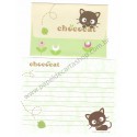 Ano 2002. Conjunto de Papel de Carta Chococat Leaf Sanrio