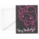 Ano 2012. Conjunto de Papel de Carta My Melody Preto Pink Sanrio