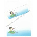 Conjunto de Papel de Carta Antigo Importado SNOOPY G7