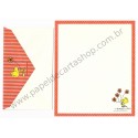 Conjunto de Papel de Carta Antigo Importado SNOOPY M1