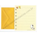 Conjunto de Papel de Carta Antigo Importado SNOOPY M12