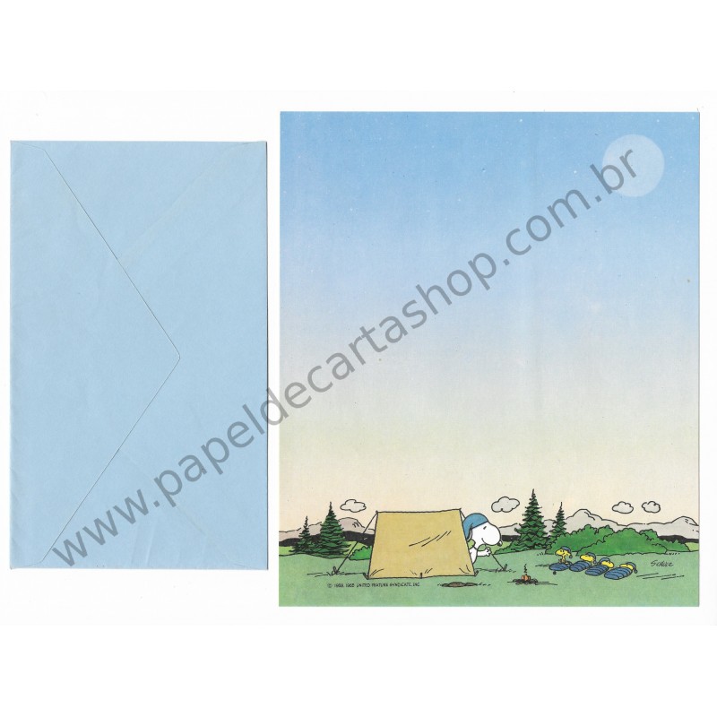 Conjunto de Papel de Carta Antigo SNOOPY M32